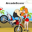 Johnny Bravo Beach Stunt